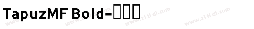 TapuzMF Bold字体转换